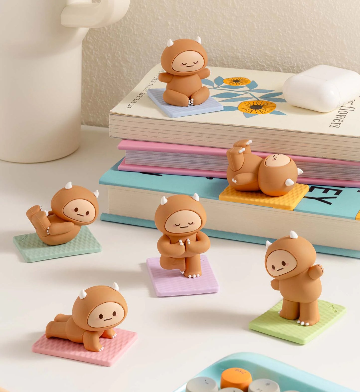 Hank Yeti Doing Yoga Blind Box Figure