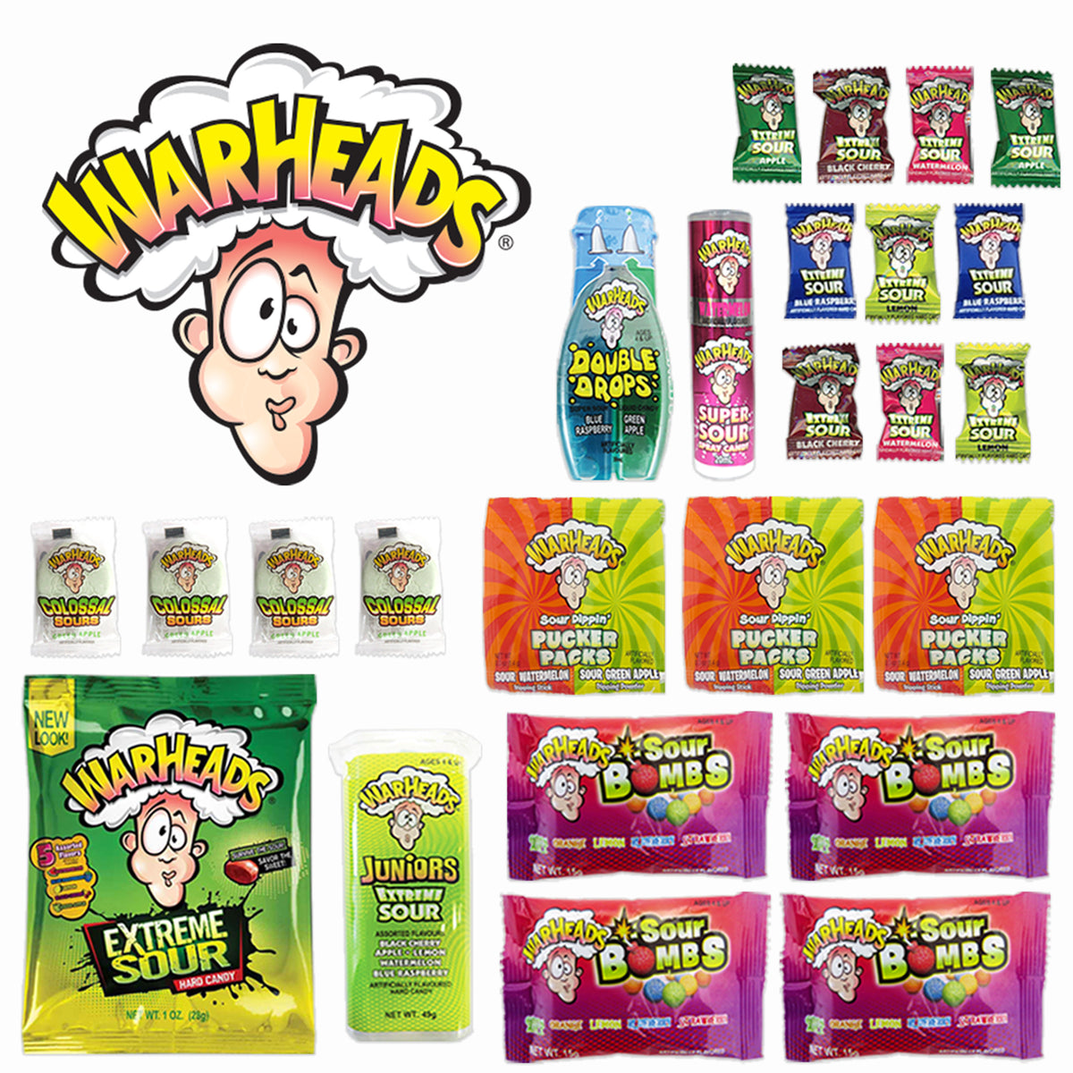Warheads Jumbo Showbag