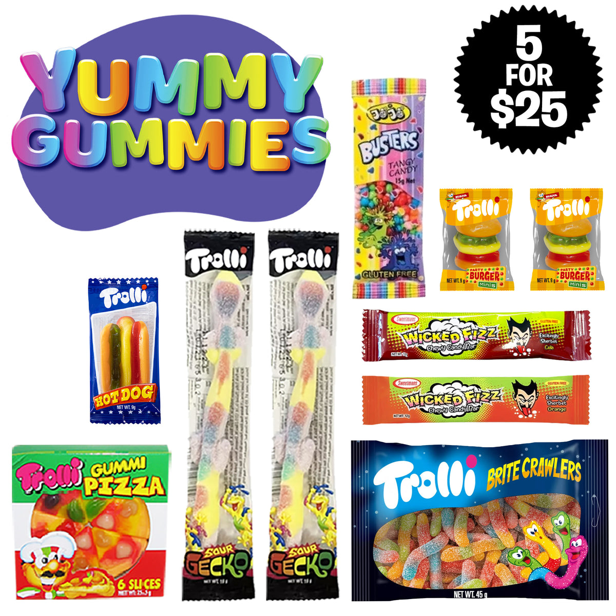 Yummy Gummy Showbag