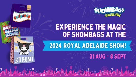 Showbags Royal Adelaide Show display for families