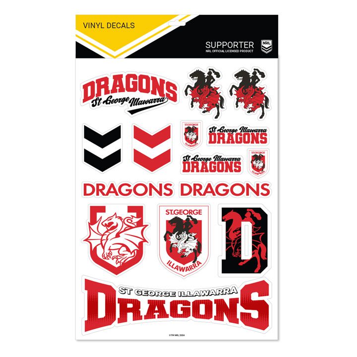 NRL St George Dragons Showbag