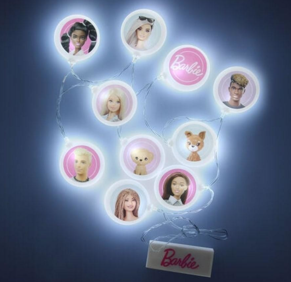 Barbie String Lights With Stickers