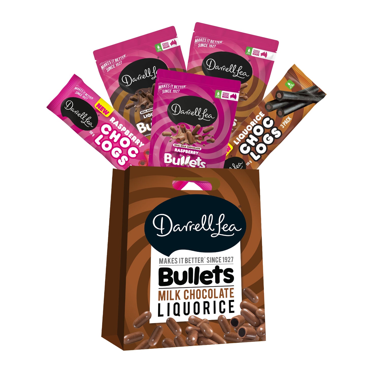 Darrell Lea Bullets Showbag