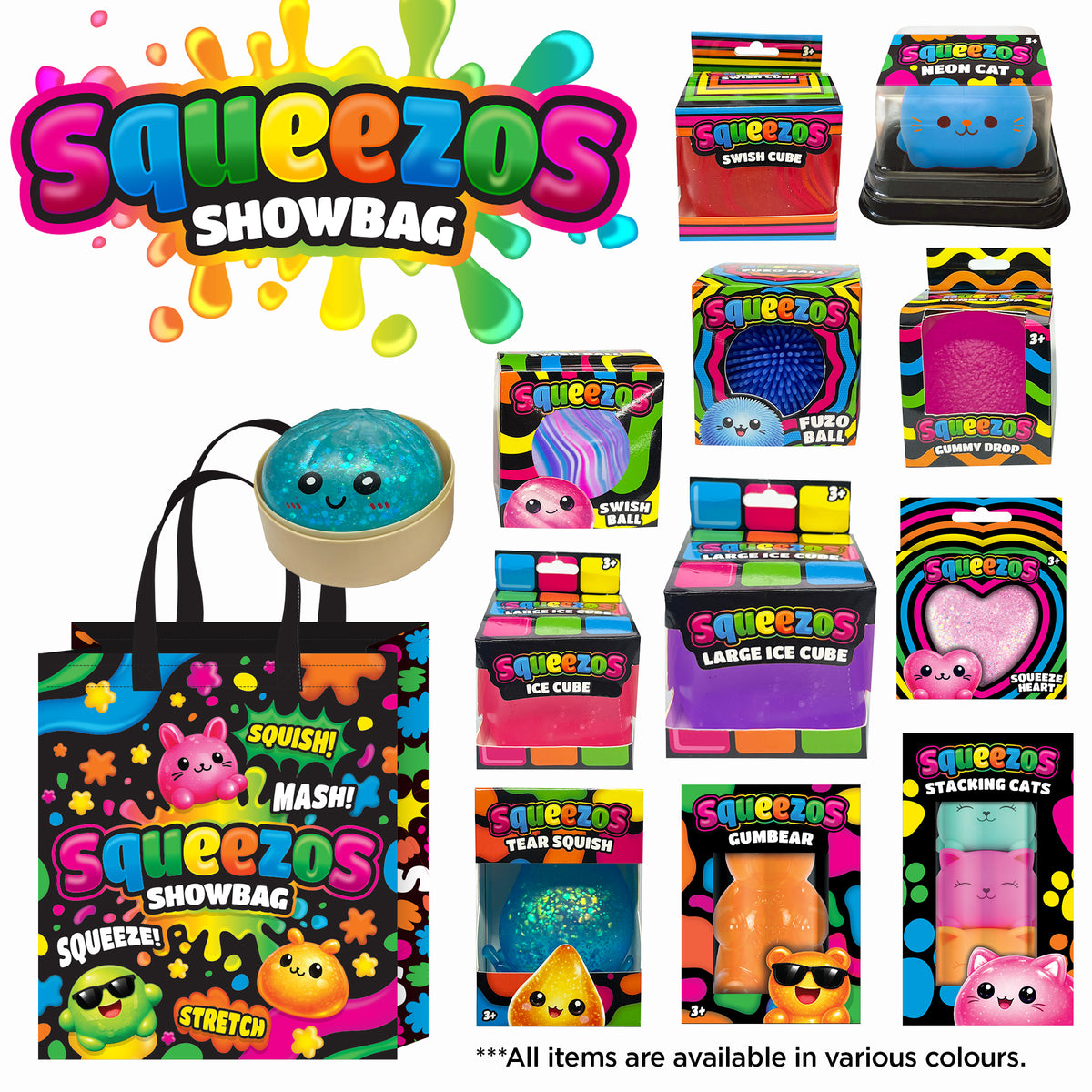 Squeezos Showbag