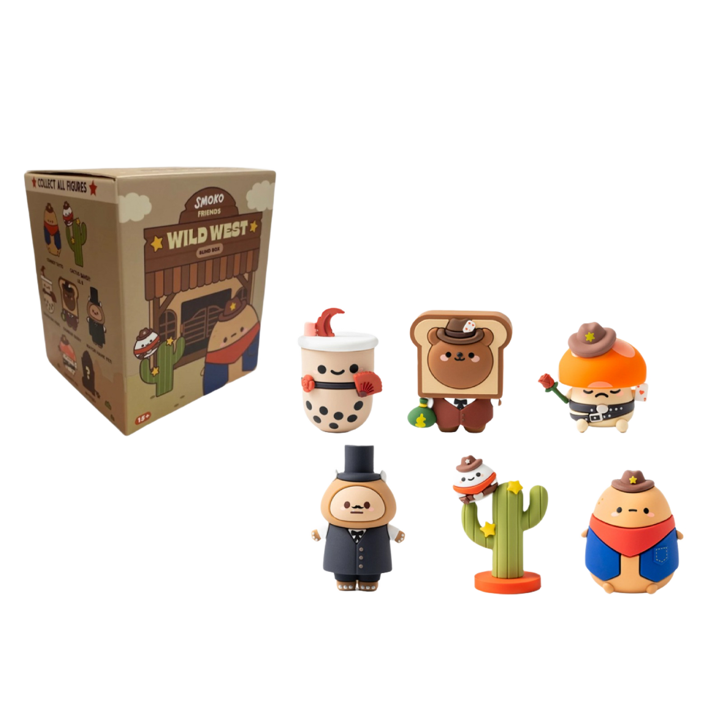Smoko Friends Wild West Blind Box Figure