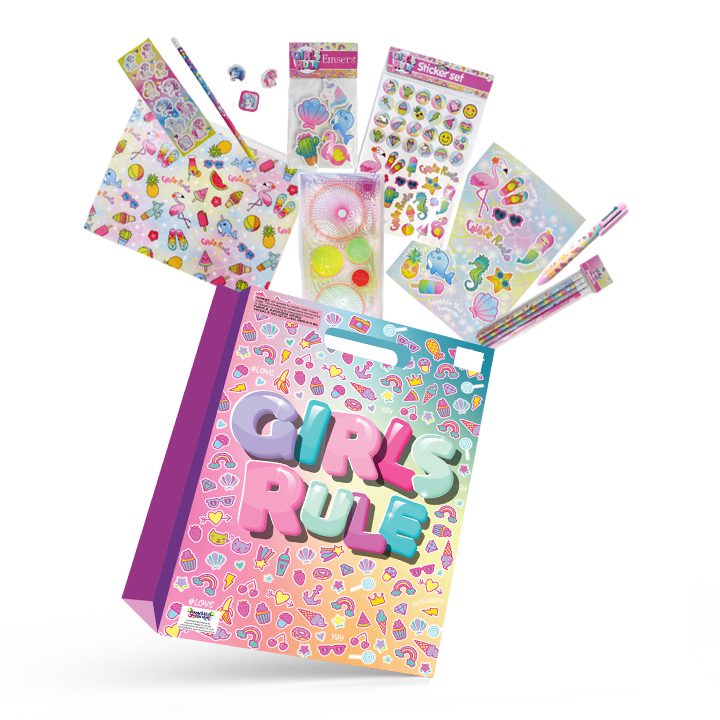 Girls Rule Stationery Showbag | Branded Girls Rule Stationery For Sale