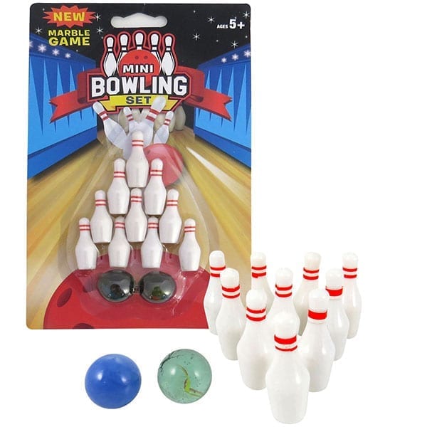 mini bowling ball set