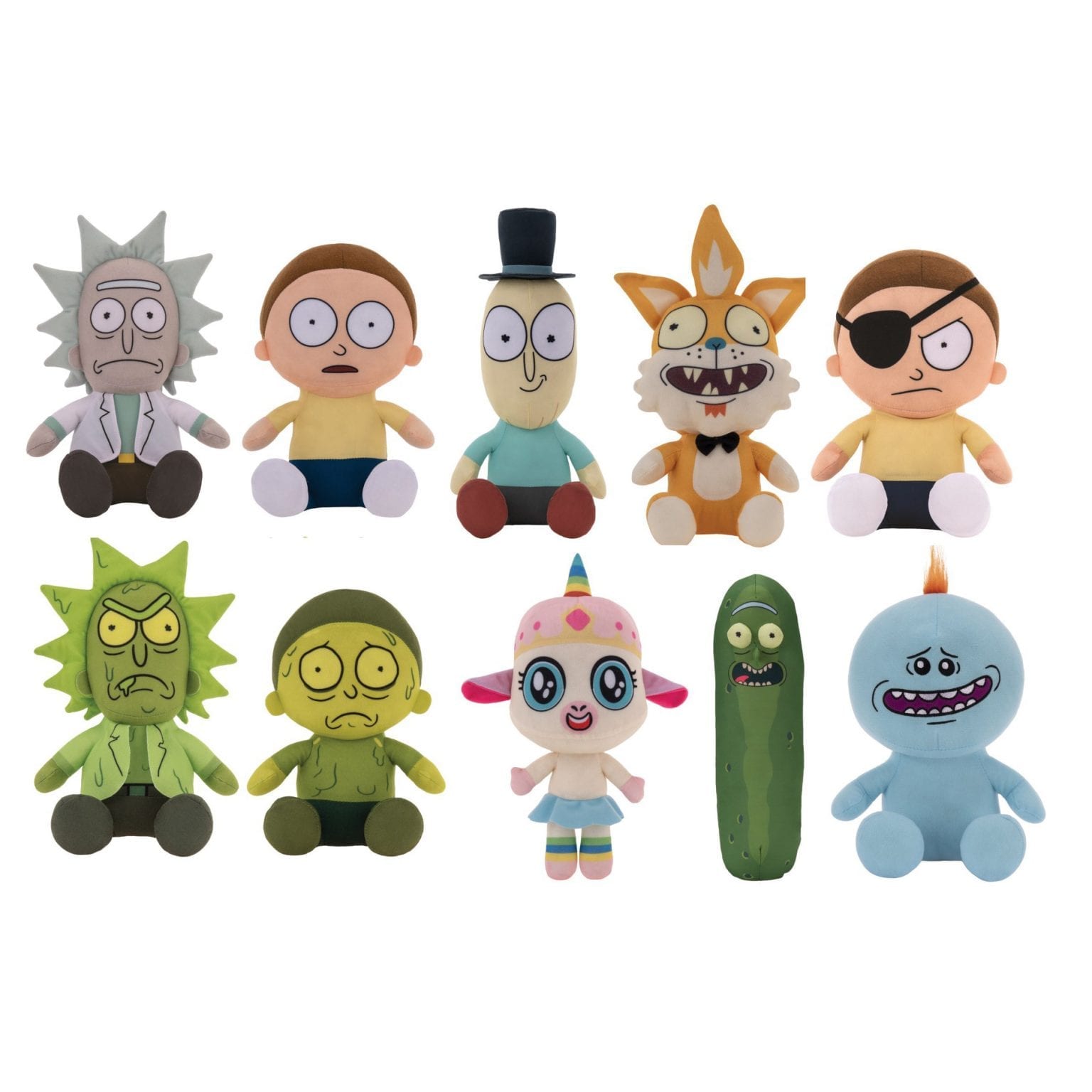 rick and morty large plush