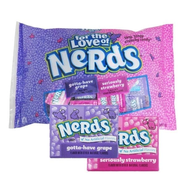 WONKA NERDS GRAPE & STRAWBERRY – 28 UNIT PACK | Showbags