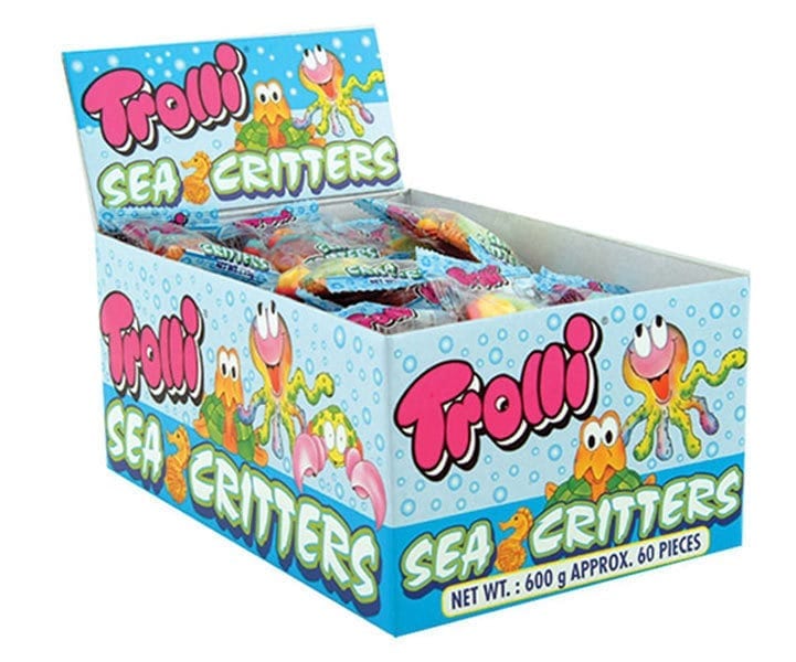 Trolli Sea Critters 9g - 60 Unit Box | Buy Bulk Trolli Candy Online!